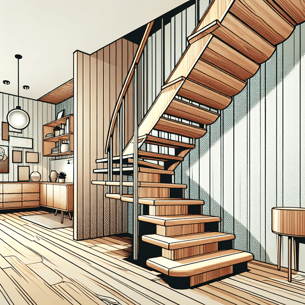 Stilvolle Holztreppen für deinen Innenraum